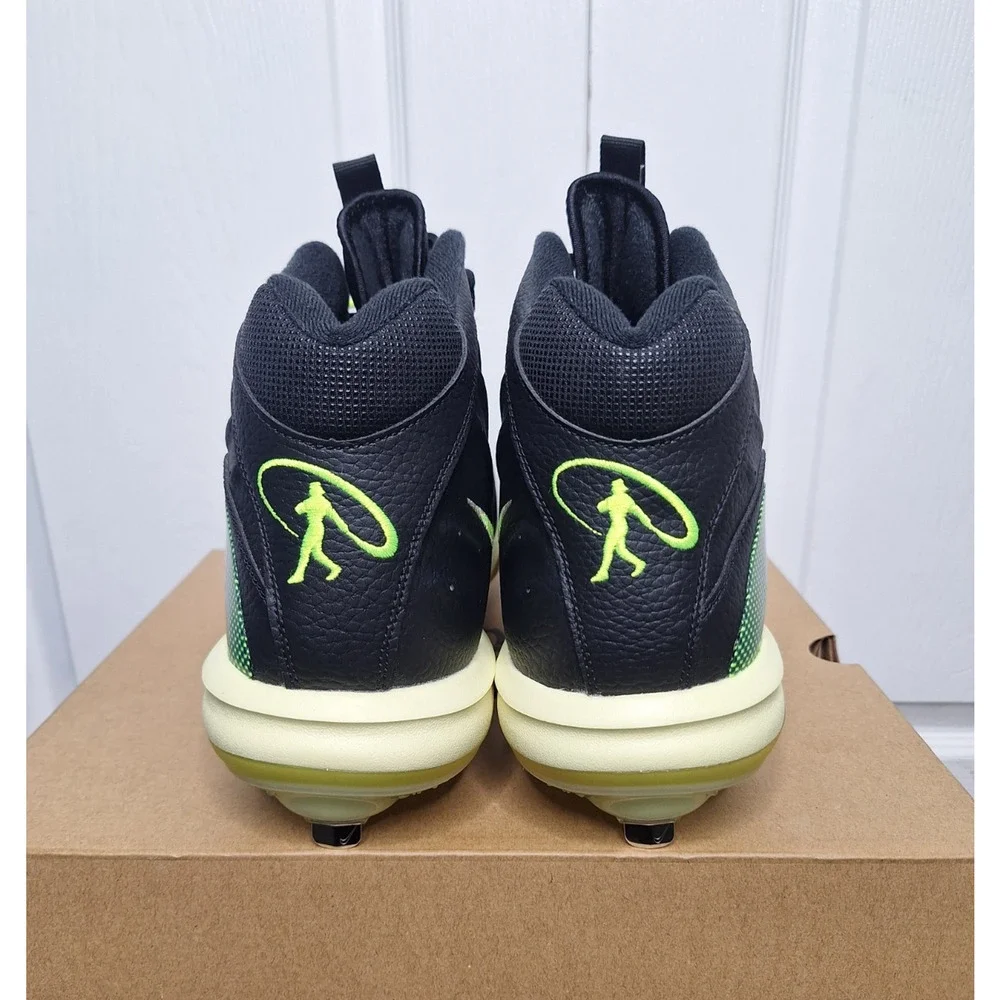 Nike Griffey 2 Metal Black Volt Baseball Cleats HF3840-001 sz 14
